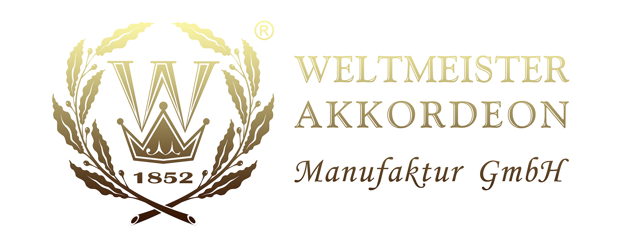 Разработка логотипа для немецкой фабрики по производству музыкальных инструментов "WELTMEISTER AKKORDEON" ...